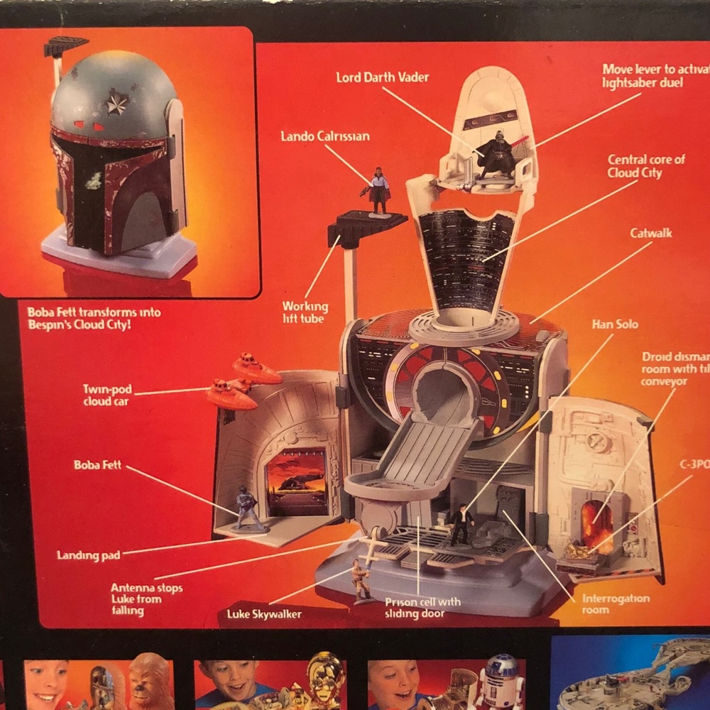 Star Wars Micro Machines Boba Fett/Cloud City Playset - Picture 6 of 14